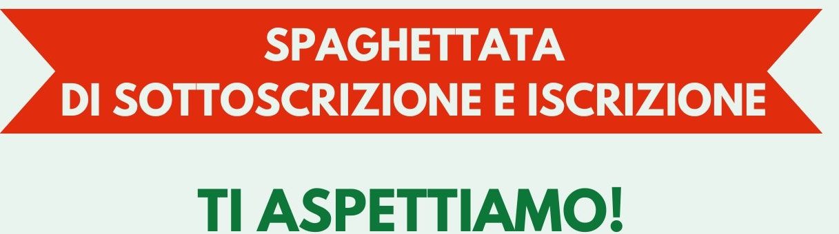 spaghettata di sottoscrizione-GIOVED&Igrave; 23 maggio, dalle ore 19, Libreria Errante (gi&agrave; Todomodo), Via Bellegra 46, Roma